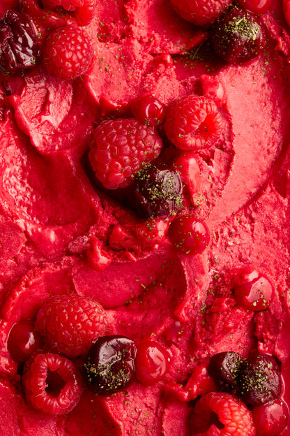 Red Berry and Strawberry Gum Sorbet