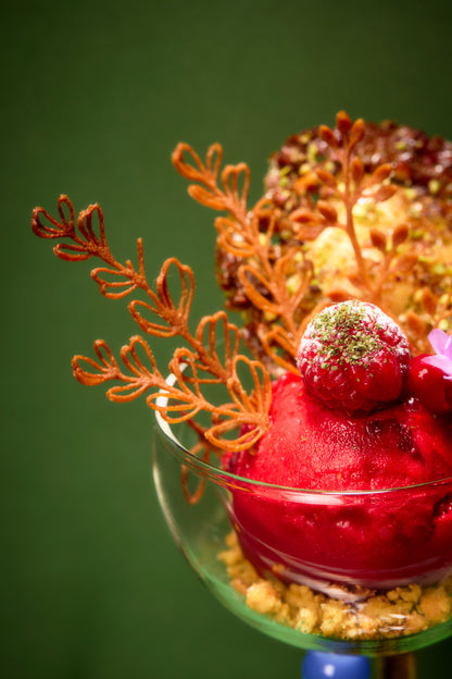 Red Berry and Strawberry Gum Sorbet