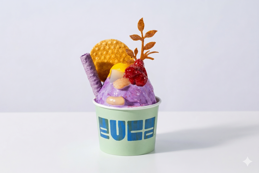 Ube Basque Cheesecake (NF)